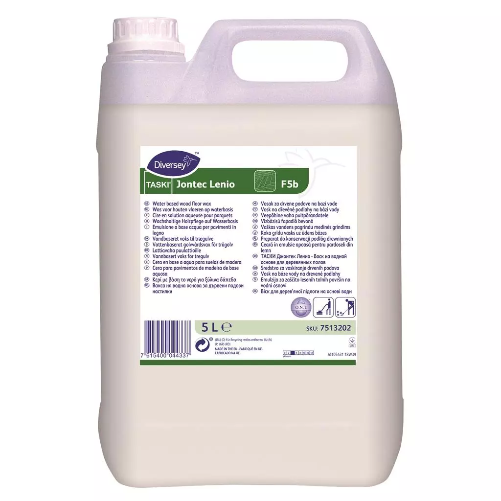 Diversey TASKI™ Jontec Lenio F5b Wood Floor Wax Maintainer – 5 L