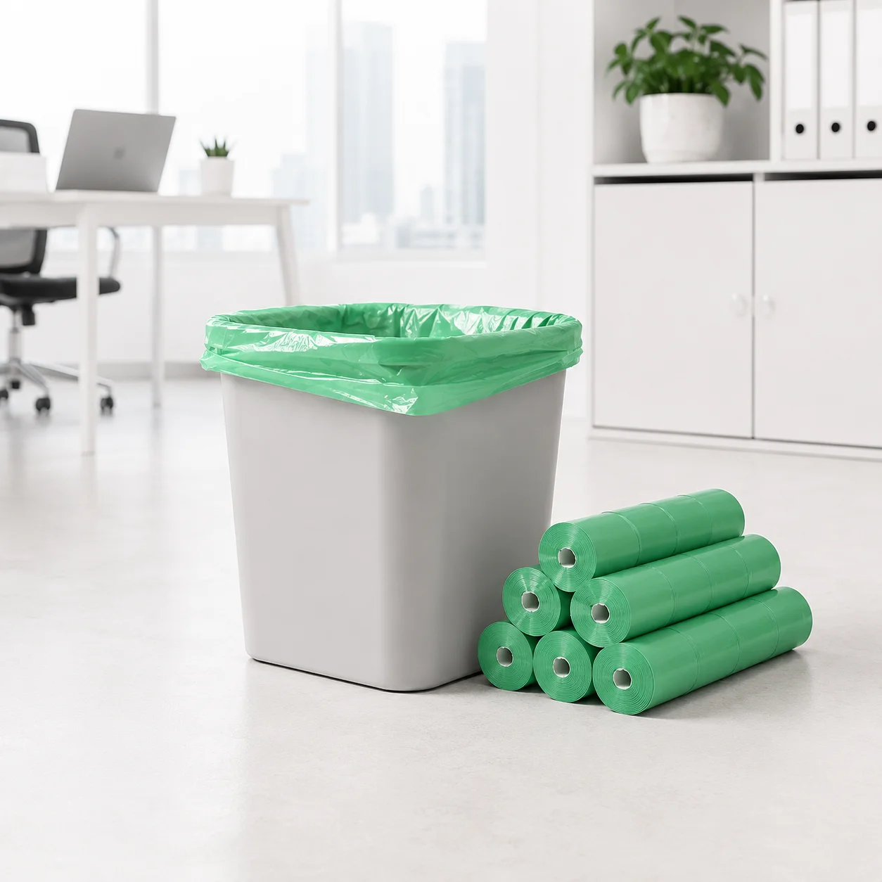 Compostable Garbage Bags – 17×19, 28×36, 33×37 & 33×43 Inch