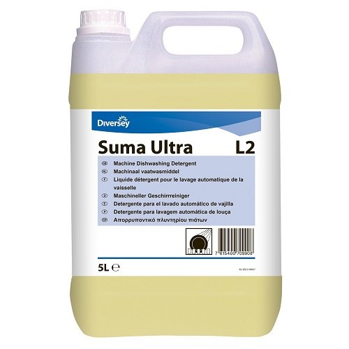 Diversey Suma Ultra L2 Liquid Machine Dishwashing Detergent – 5 L