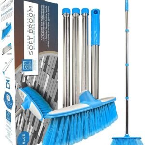 Soft Nylon Floor Broom with Long Handle