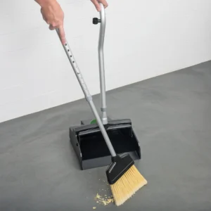 Professional Ergo Dustpan with Heavy-Duty Broom