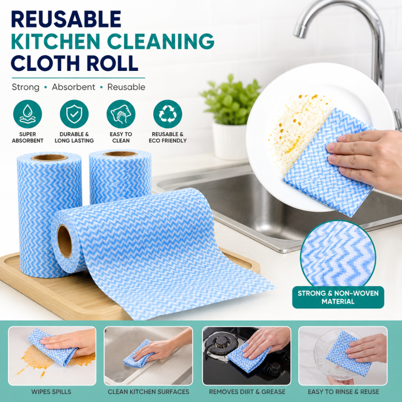 Multipurpose Wiping Cloth for Housekeeping