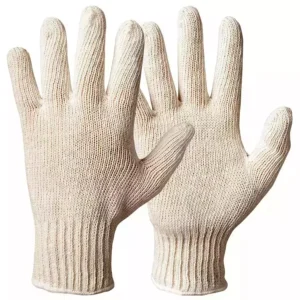 Knitted Cotton Safety Hand Gloves