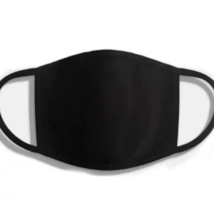 Black Reusable Cloth Face Mask