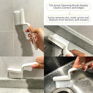 Compact Corner & Grout Cleaning Brush