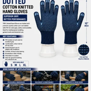 Cotton Safety Hand Gloves