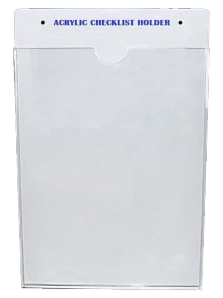 8.5 × 12.5 Inch Checklist Holder