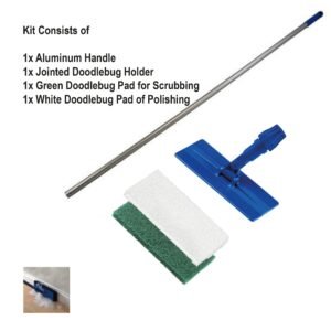 3M Doodlebug Floor Pad Holder Kit with Aluminium Handle