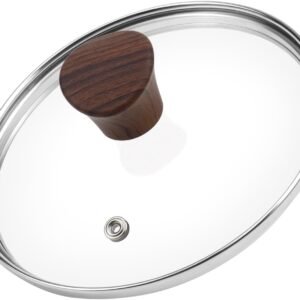 Small Premium Wooden Glass Lid Cover