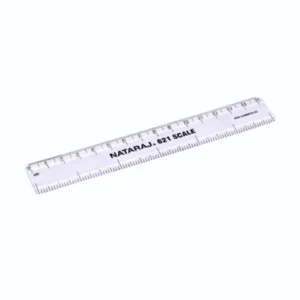 Transparent 1-Foot Plastic Ruler