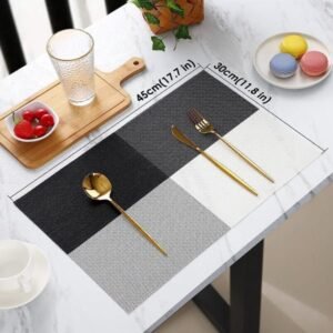 PVC Dining Table Placemat – 45 × 30 cm