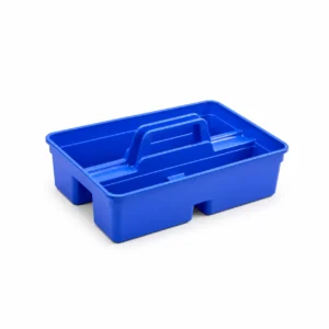 Plastic Housekeeping Caddy – Blue, Green & Red
