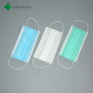 Disposable Face Mask – Blue, Green & White