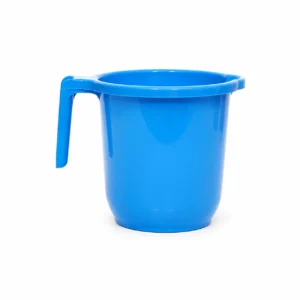 1.5 Litre Plastic Bath Mug – Blue & Red