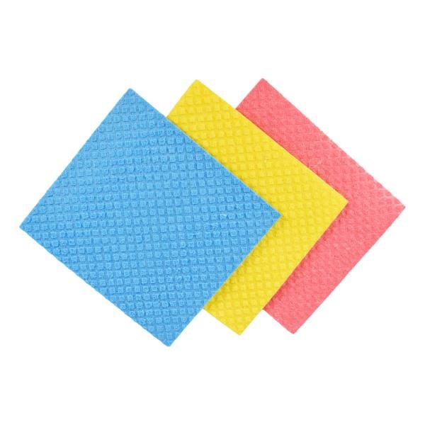 Sponge Wipes 180 × 190 mm – Blue, Yellow & Red