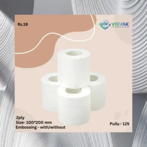 Commercial Toilet Tissue Roll – 100 g, 125 g, 150 g & 200 g